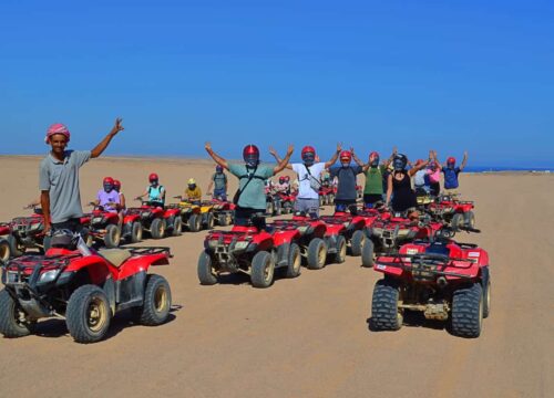3 Hours Quad Bike Safari & Camel Ride Hurghada